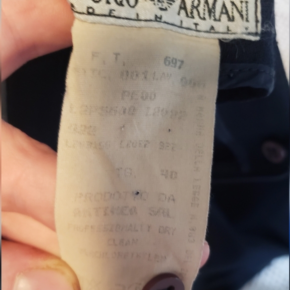 Emporio Armani Womens Trousers Pants Size 6 - Picture 9 of 11